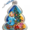 DeBrekht Decorating Tree Glass Ornament Handcrafted Christmas Decor Made in USA