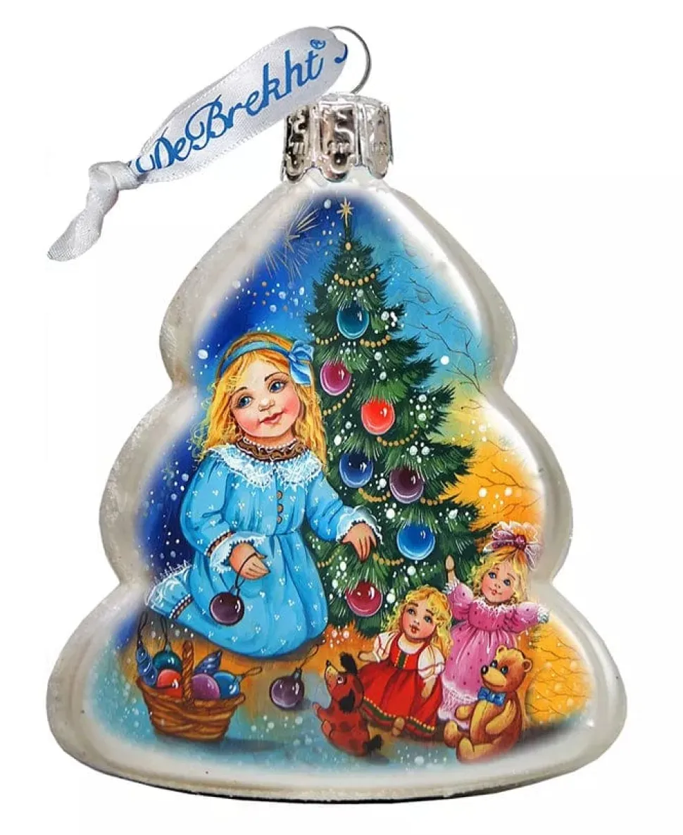 DeBrekht Decorating Tree Glass Ornament Handcrafted Christmas Decor Made in USA