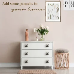 Deer Metal Drawer Pulls Knobs with Distressed Bronze Finish ( set of 6 )