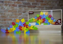 Dinosaur A-Z-Puzzle Toy, Eco Friendly, Vegan