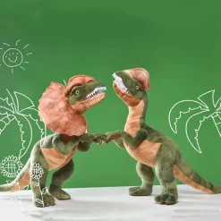 Dinosaur Plush Toy - Double Crested Dilophosaurus - Cool Gift for Children