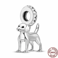 Dog Charm Collection Pandora Style Charms Sterling Silver Boston, Frenchie, Chi, Schnauzer, Puppy
