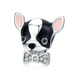 Dog Charm Collection Pandora Style Charms Sterling Silver Boston, Frenchie, Chi, Schnauzer, Puppy