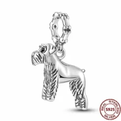 Dog Charm Collection Pandora Style Charms Sterling Silver Boston, Frenchie, Chi, Schnauzer, Puppy