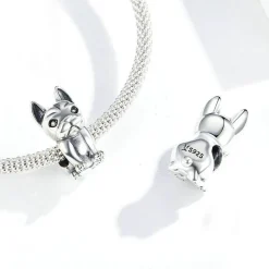 Dog Charm Collection Pandora Style Charms Sterling Silver Boston, Frenchie, Chi, Schnauzer, Puppy