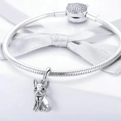 Dog Charm Collection Pandora Style Charms Sterling Silver Boston, Frenchie, Chi, Schnauzer, Puppy