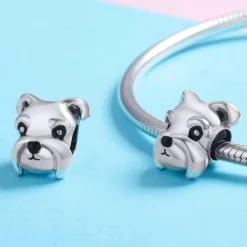 Dog Charm Collection Pandora Style Charms Sterling Silver Boston, Frenchie, Chi, Schnauzer, Puppy