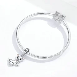 Dog Charm Collection Pandora Style Charms Sterling Silver Boston, Frenchie, Chi, Schnauzer, Puppy