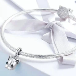 Dog Charm Collection Pandora Style Charms Sterling Silver Boston, Frenchie, Chi, Schnauzer, Puppy