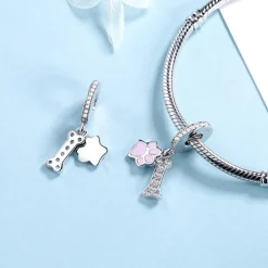 Dog Charm Collection Pandora Style Charms Sterling Silver Boston, Frenchie, Chi, Schnauzer, Puppy