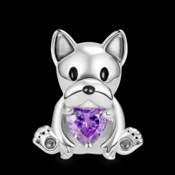 Dog Charm Collection Pandora Style Charms Sterling Silver Boston, Frenchie, Chi, Schnauzer, Puppy