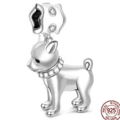 Dog Charm Collection Pandora Style Charms Sterling Silver Boston, Frenchie, Chi, Schnauzer, Puppy