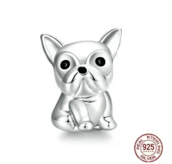 Dog Charm Collection Pandora Style Charms Sterling Silver Boston, Frenchie, Chi, Schnauzer, Puppy