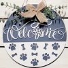 Dog Lover's Welcome Sign Handmade in the USA