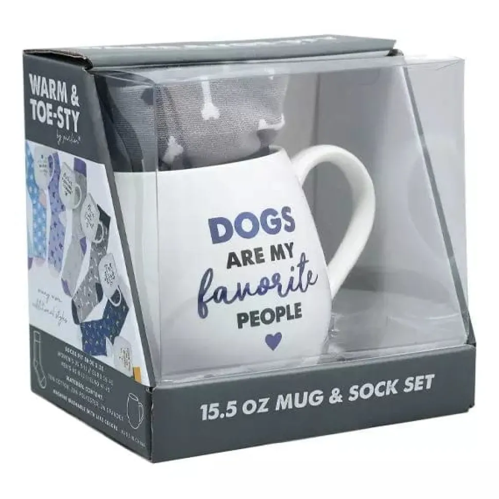 Dogs Are My Favorite people Mug and Socks Gift Set*