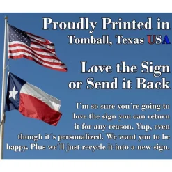 Dogs in Yard Sign for Pet Owners -Made in the USA Metal Sign