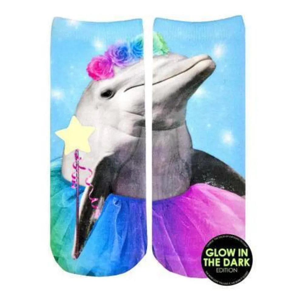 Dolphin in a Tutu Ankle Socks