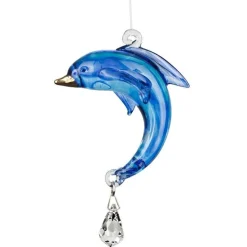 Dolphin, Seahorse or Coral Fish Sun catchers-Rainbow Makers! Hand Made with Swarovski Crystal