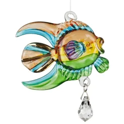 Dolphin, Seahorse or Coral Fish Sun catchers-Rainbow Makers! Hand Made with Swarovski Crystal