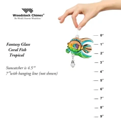 Dolphin, Seahorse or Coral Fish Sun catchers-Rainbow Makers! Hand Made with Swarovski Crystal