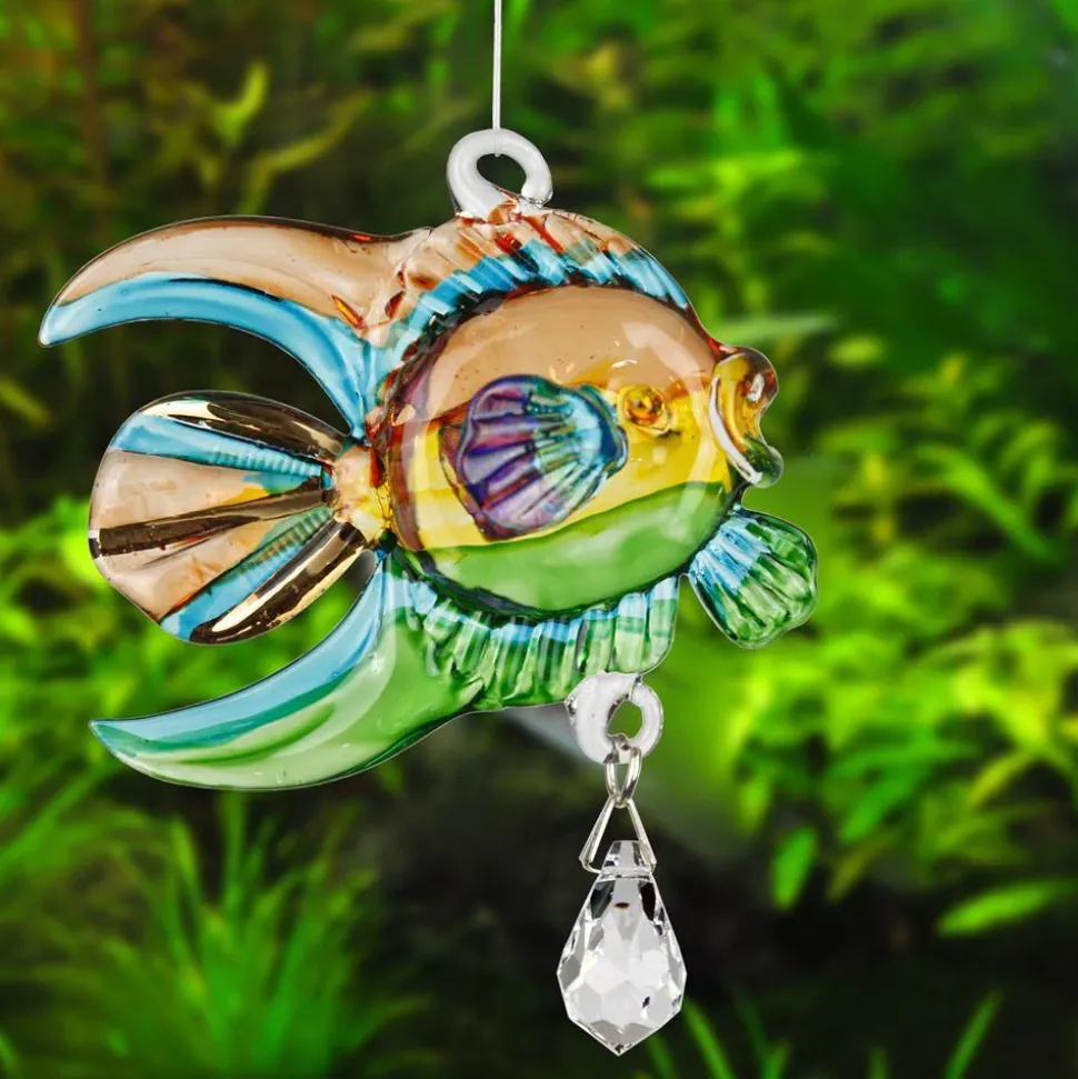 Dolphin, Seahorse or Coral Fish Sun catchers-Rainbow Makers! Hand Made with Swarovski Crystal