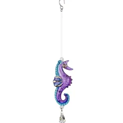 Dolphin, Seahorse or Coral Fish Sun catchers-Rainbow Makers! Hand Made with Swarovski Crystal