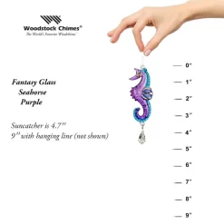 Dolphin, Seahorse or Coral Fish Sun catchers-Rainbow Makers! Hand Made with Swarovski Crystal