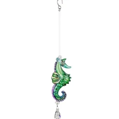 Dolphin, Seahorse or Coral Fish Sun catchers-Rainbow Makers! Hand Made with Swarovski Crystal