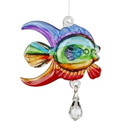 Dolphin, Seahorse or Coral Fish Sun catchers-Rainbow Makers! Hand Made with Swarovski Crystal
