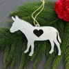 Donkey & Horse Metal Ornaments *