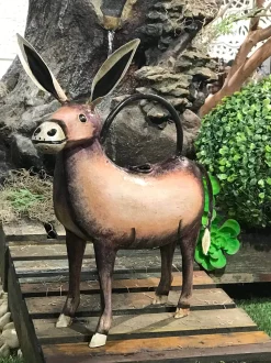 Donkey Watering Can CUTE! Metal Art *