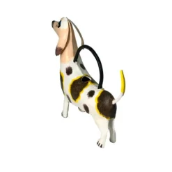 Dora the Dachshund Metal Art Watering Can Polka Dot Doggy *
