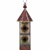 Double Bird Feeder Capiz Handmade in the Phillipines*