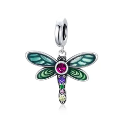 Dragonfly Charms or Pendants Sterling Silver 925