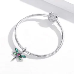 Dragonfly Charms or Pendants Sterling Silver 925