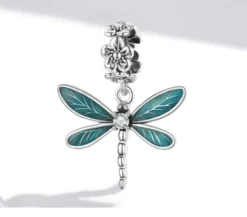 Dragonfly Charms or Pendants Sterling Silver 925