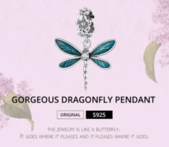 Dragonfly Charms or Pendants Sterling Silver 925
