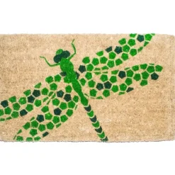 Dragonfly Handwoven Coconut Fiber Doormat