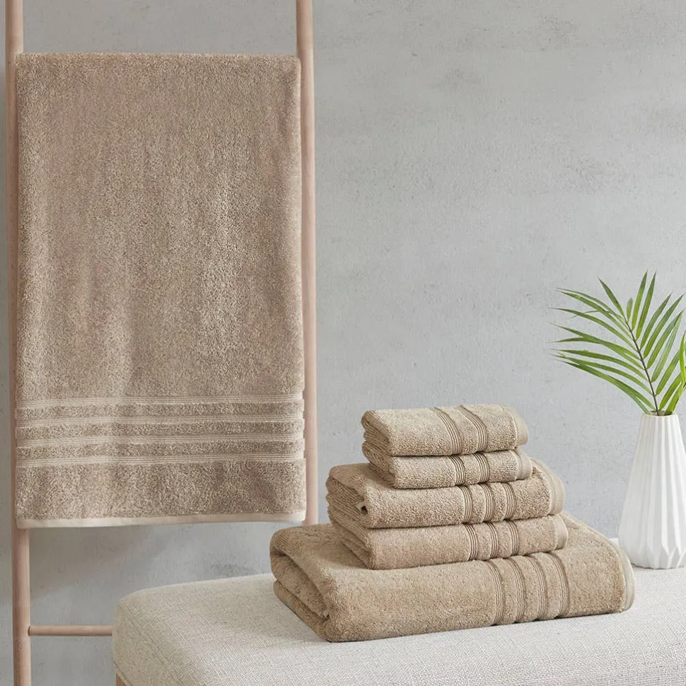 Eco-Friendly Recycled 6-Piece 650gsm Bath Towel Set*