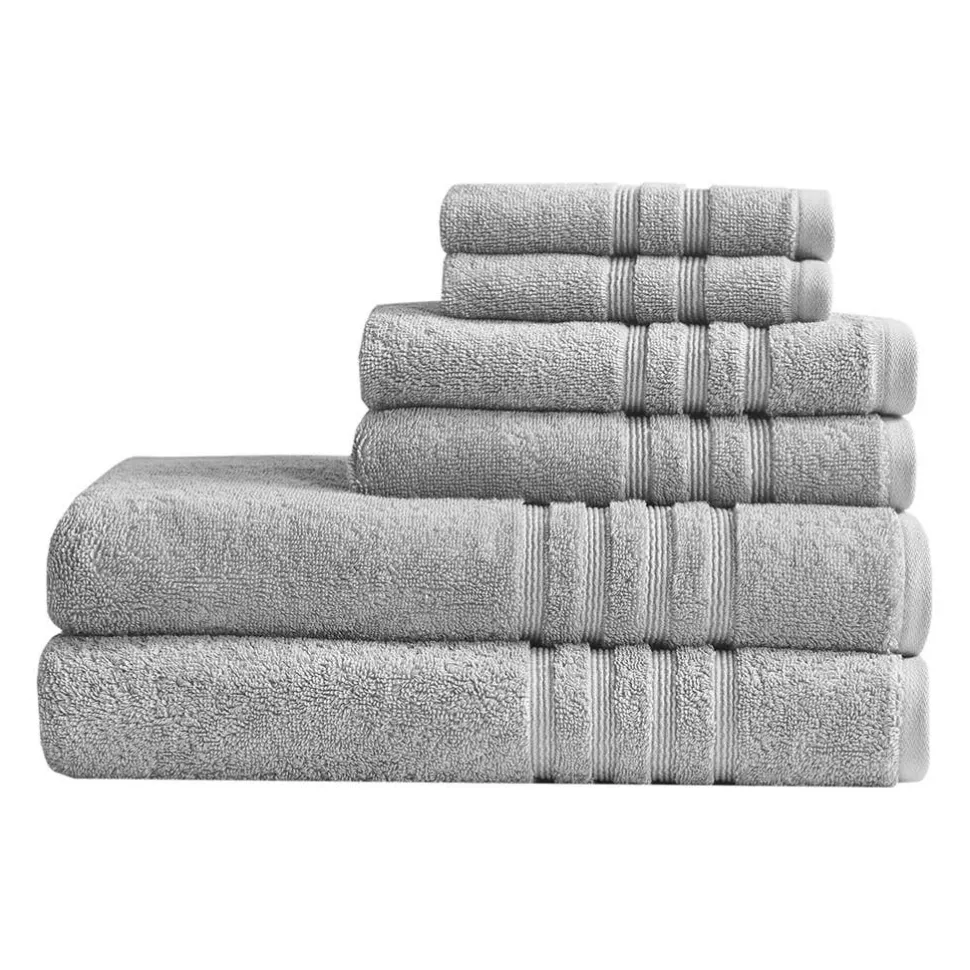 Eco-Friendly Recycled 6-Piece 650gsm Bath Towel Set*