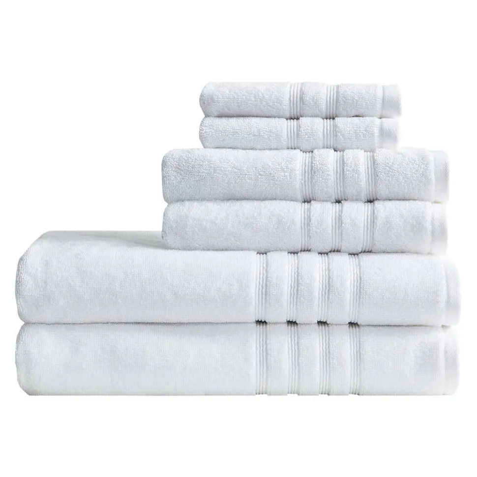 Eco-Friendly Recycled 6-Piece 650gsm Bath Towel Set*