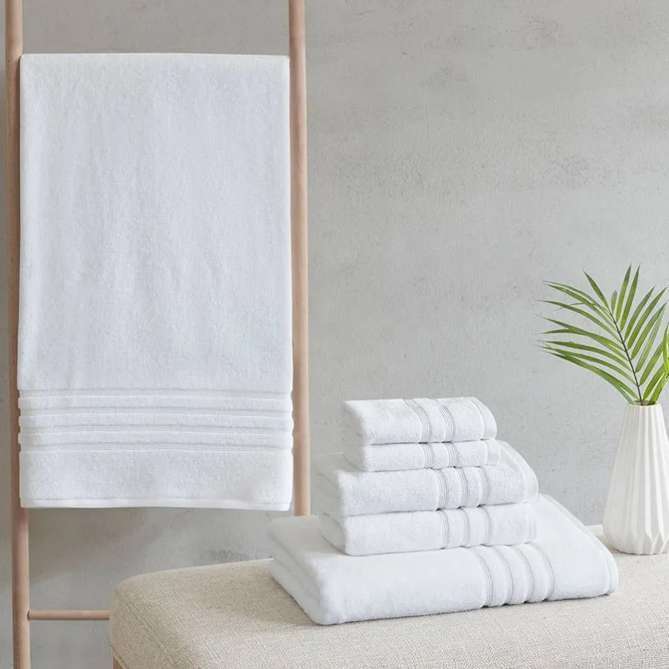 Eco-Friendly Recycled 6-Piece 650gsm Bath Towel Set*