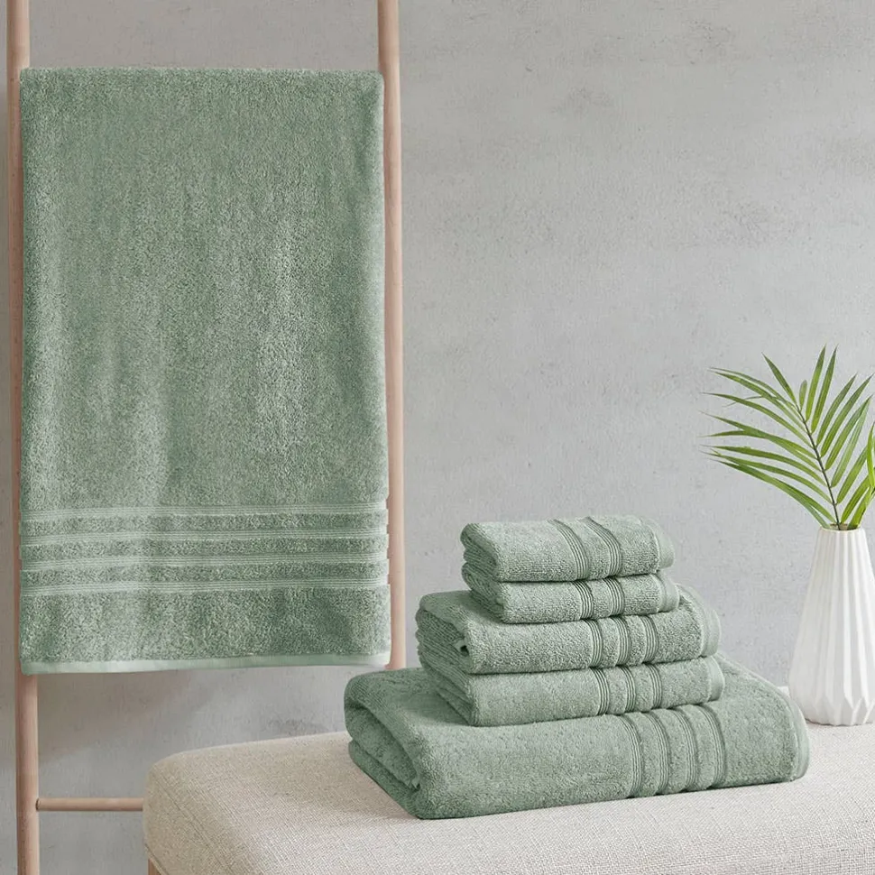 Eco-Friendly Recycled 6-Piece 650gsm Bath Towel Set*