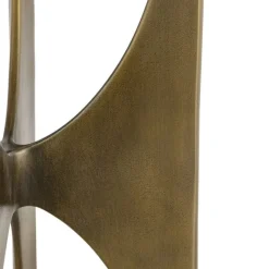 Elroy White Marble Topped Accent Table