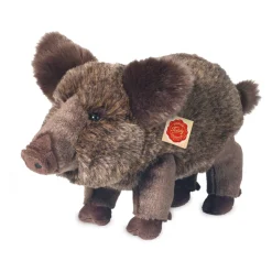 European Wild Boar 30 cm Fluffy Plush Animal by Teddy Hermann
