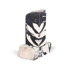 Exfoliating Charcoal & Tea Tree Oil Detox Face Wash Bar Soap by Finchberry