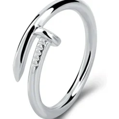 Faith, Hope and Love Sterling Silver Pendant with Red CZ Heart, Beautiful!