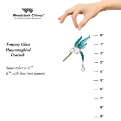 Fantasy Glass Crystal Suncatchers-Eagle, Hummingbird, Songbird and Dragonfly