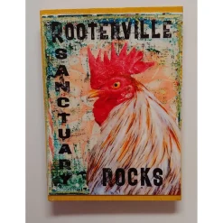Farm Animal Magnets: Handmade Rooterville Animals on Magnets Rooster, Cow, Piggy *