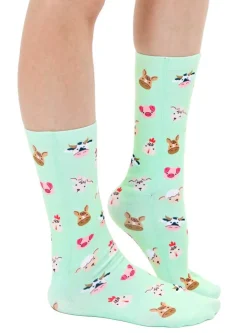 Farm Animal Socks-Down on the Farm The Gang's All Here Unisex Crew Socks *